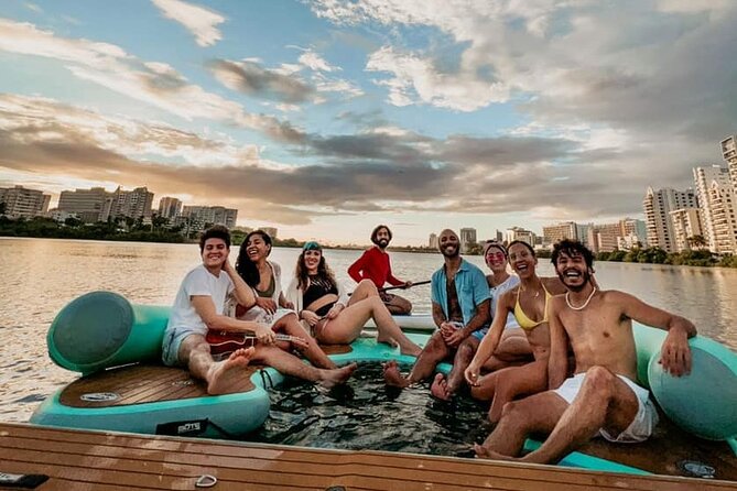 2-Hour Floating Hangout in Condado with Prosseco and Charcuterie - What your floating hangout feels like on the water