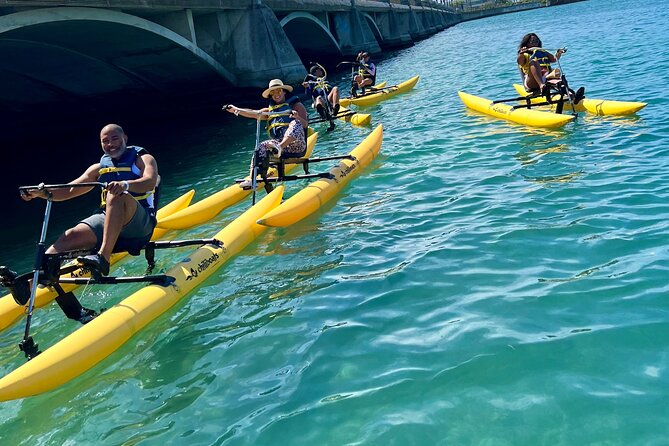 Adventure Water Bike in Condado Lagoon, San Juan - What Happens on the Water Bike: Easy Instructions, Then a Lagoon Loop