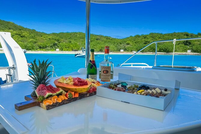 Catamaran Charter Puerto Rico Jenica - What’s Included: Snacks, Lunch, Drinks, and the Crew Touch