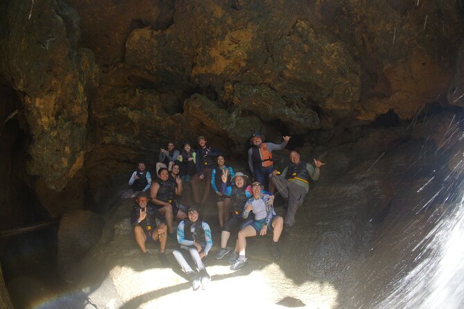Cave Adventure - Charco Azul Caves, Canyon & Waterfall Adventure - Optional Cliff Jumps: Brave Choice, Not a Requirement
