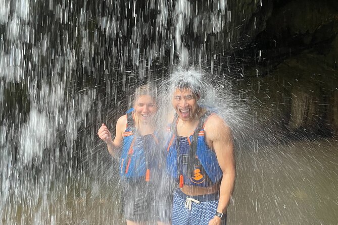 Cave, Waterfall and River Adventure in Charco Azul from San Juan - The Charco Azul Canyon stop: swims, caves, and optional jumps