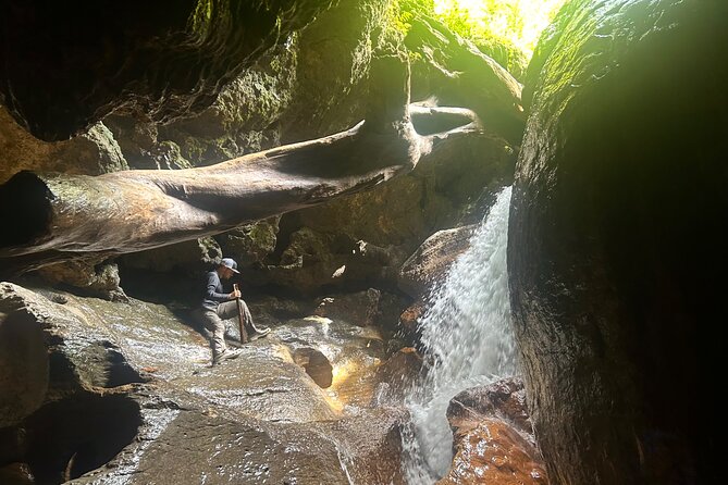 Charco Azul, Hidden Caves, Waterfalls, Beach, Free Adult Drinks - Stop 2: Mar Chiquita Beach—Turquoise Water and Limestone Photo Views