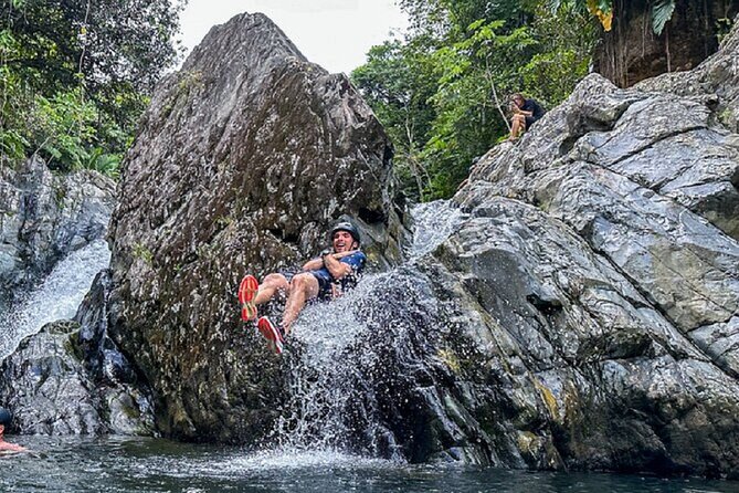 Combo El Yunque Rainforest and San Juan Snorkeling with Transport - River Pools, Water Slides, Rope Swings, and Cliff-Jumping Options