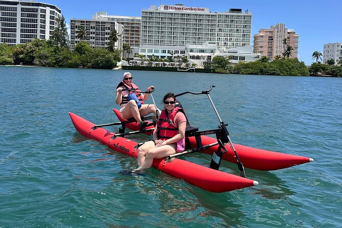 Day Adventure Chiliboats Waterbike – Condado Lagoon - How check-in and the on-shore prep actually feel