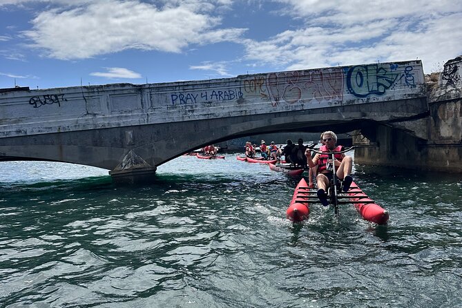 Day Adventure Chiliboats Waterbike – Condado Lagoon - Life jackets, steering, and staying comfortable while you pedal