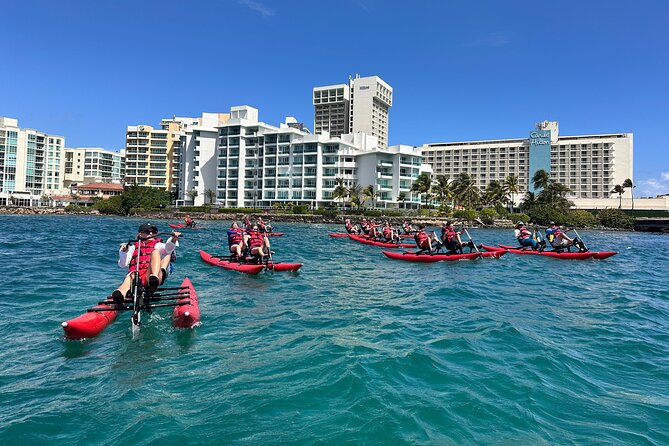 Day Adventure Chiliboats Waterbike – Condado Lagoon - The guide makes the difference: Jose, Juan, and Efren
