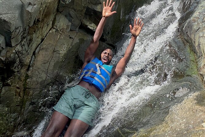 El Yunque Exclusive Experience: Waterslide Adventures w/Transport - Rope swing and cliff jump: optional, but expect adrenaline