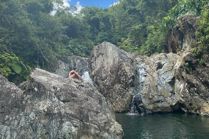 El Yunque Hike Adventure to Las Tinajas Waterfall from Fajardo - The Tinajas Waterfall pools and slides: where the fun turns physical