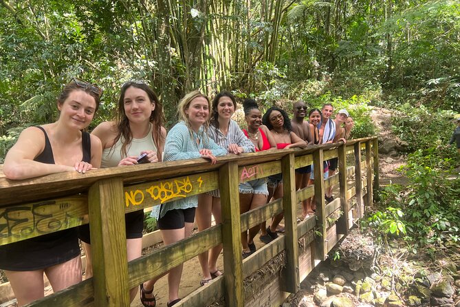 El Yunque Rainforest- Water Slide, Luquillo Beach Guided Tour - Las Pailas natural pools and the slide experience: volcanic-rock water fun