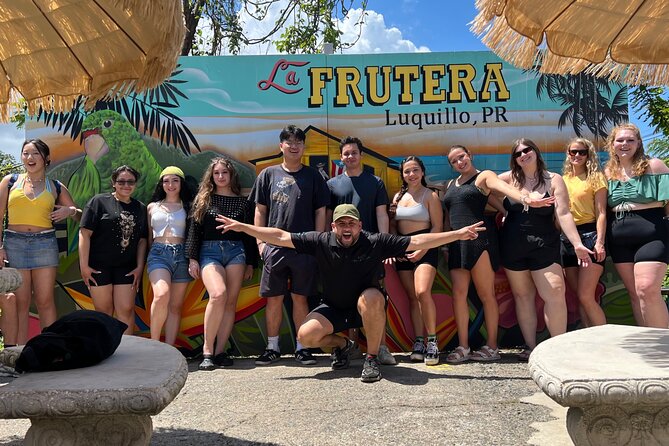 El Yunque Rainforest- Water Slide, Luquillo Beach Guided Tour - Luquillo Beach wind-down: kiosks, ocean air, and easy fun