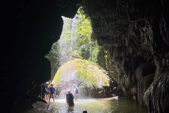 Explore Cuevas Charco Azul, Arenas and Playa de Aguas Cristalinas - Safety gear you’ll actually use (helmet, lamp, life jacket)