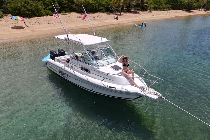 Full Day Charter from Fajardo to Culebra - The Boat Route: Sailing Toward Culebra and Playa Tortuga