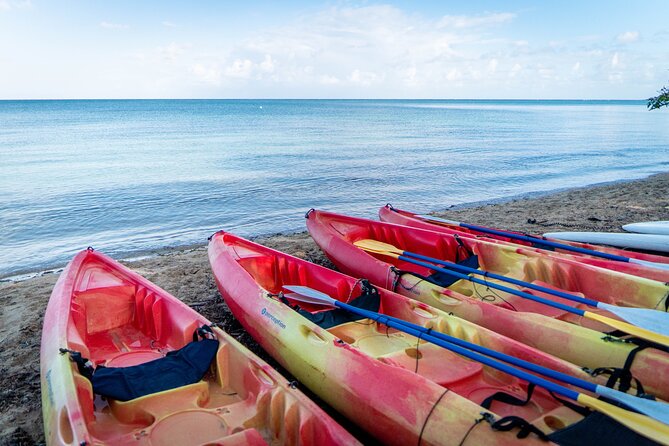 Full-Day Kayak Adventure – Explore Fajardo’s Crystal-Clear Waters - Entering the kayak day at Pirate Snorkeling Shack