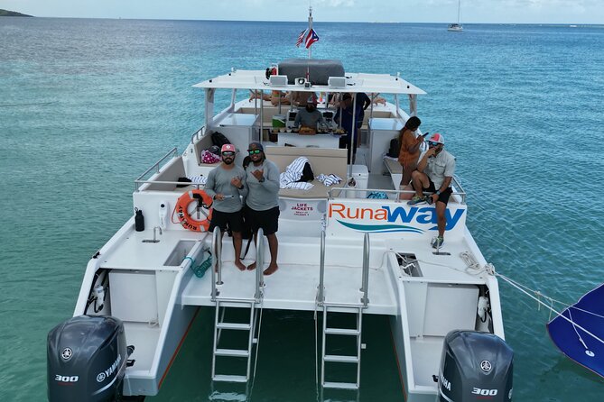 Icacos Double Dip Power Catamaran Snorkel & Beach Tour - Lunch and drinks onboard: what included rum beverages really mean