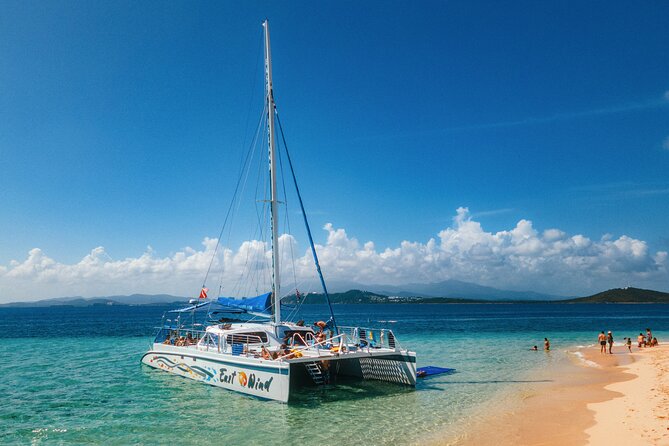 Icacos Island Catamaran Day Sail from Fajardo - Getting to Safe Harbor Puerto del Rey and Boarding Smoothly