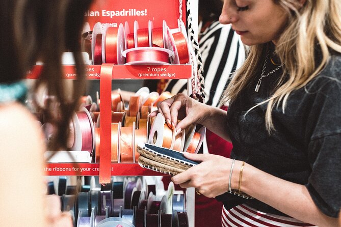 Make Authentic Espadrilles in San Juan - Stop 4: Champagne, Dancing, and Photos With Your Finished Shoes