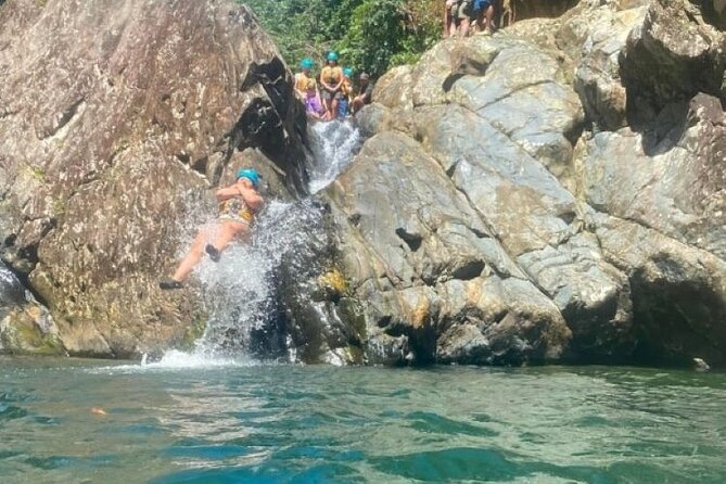 "Off the beaten path" Rain Forest Guided hike with Transportation - The waterfall collecting pool: the stop most people will remember