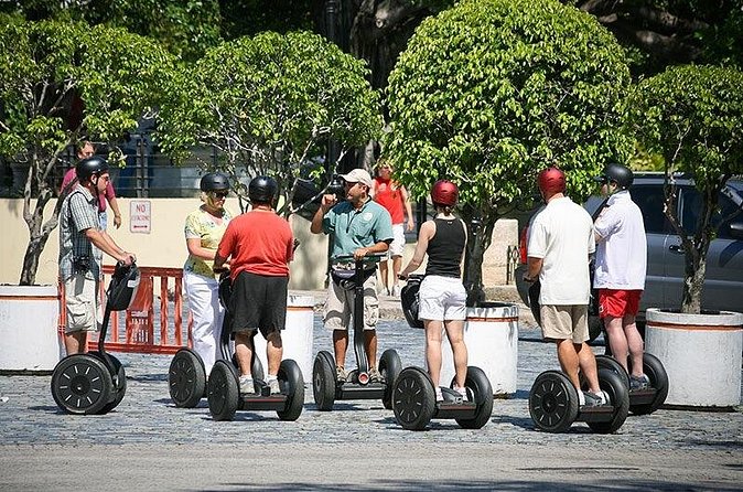 Old San Juan: Segway PT and Segway Xafari Ebike Tours - La Muralla and City Wall Stops: Fortress Design Up Close