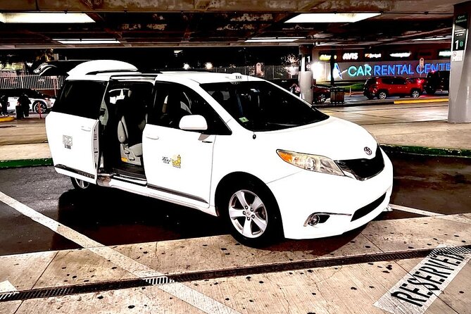 One-way transfer from SJU Airport to Cruise Port or Vice Versa - Name-on-Tablet Pickup at SJU and the Cruise Port