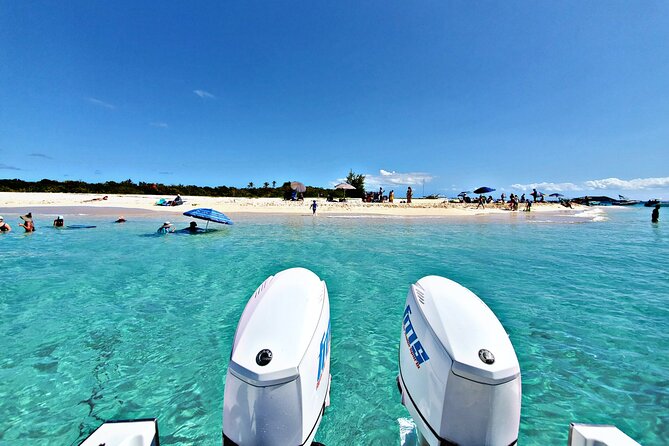 Private All-Inclusive 22ft Boat Guided Snorkeling Icacos Palomino - Fajardo Marina Start: smoother than you expect