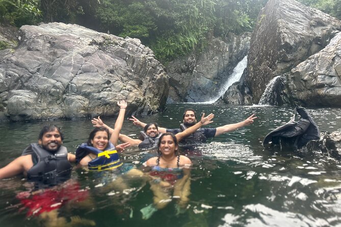 Private El Yunque Tour to Waterslide and Waterfalls - The adventure loop: swim, rope swing, waterfalls, then natural waterslides