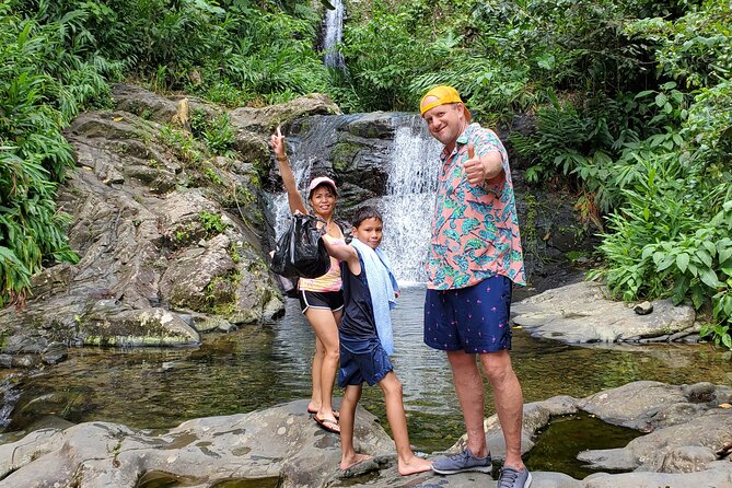 Private Rainforest Waterfalls and Beach Hiking Tour from San Juan - Playa Mar Chiquita: rock-hike views plus a Taino story in context