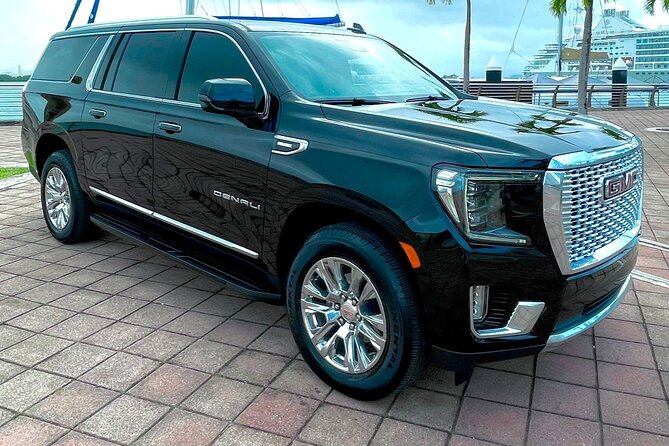 Puerto Rico Island Wide Private Transfers, Yukon Denali SUV - Meeting your bilingual chauffeur: airport and cruise-port flow