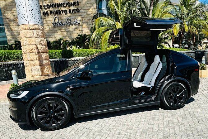 Puerto Rico Island Wide Transfer, Tesla Model X Luxury SUV. - Tesla Model X comfort: space, climate, and an easy load-in