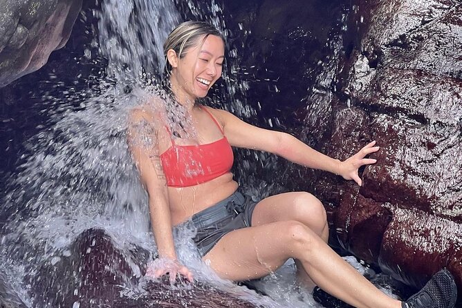 Rainforest Waterfall Slides/Adult Drinks included/ Beach - Price and what $65 buys you (in real terms)