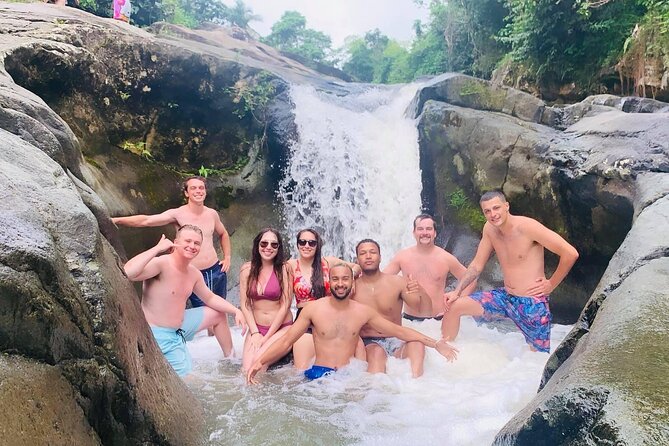 Rainforest Waterfall Slides/Adult Drinks included/ Beach - Lagoon slide, rope swing, and the swim (plus the safety stuff that matters)
