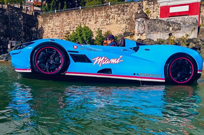 San Juan PR Watersports Car Rental Blue McLaren - Safety rules you cannot ignore (especially the age and ID requirements)