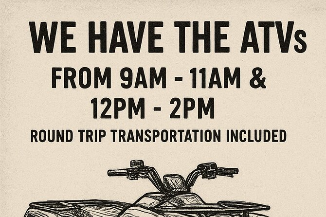 Single ATV Experience: Free Piña Colada + Hacienda Transfer - Safety Briefing and Practice Run: How They Set You Up