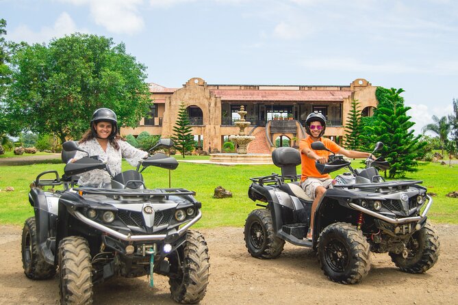 Single ATV Experience: Free Piña Colada + Hacienda Transfer - Mojito Bar Finish and the Included Virgin Piña Colada Frappe