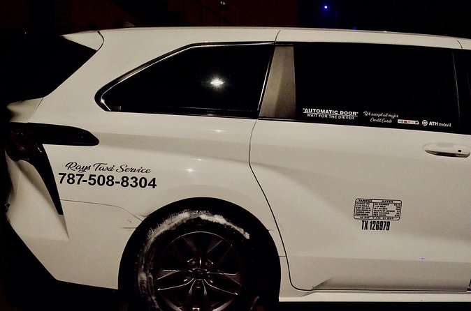 Taxi Cab From Fajardo To San Juan Airport or vice versa - Your ride: air-conditioned comfort in a 7-seater minivan