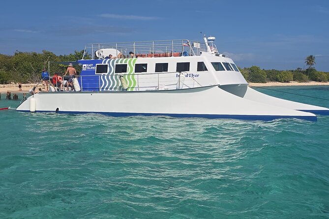Vieques: Beach and Snorkeling Tour by Catamaran from Fajardo - What’s included on board: lunch, rum, beer, soda, and bottled water